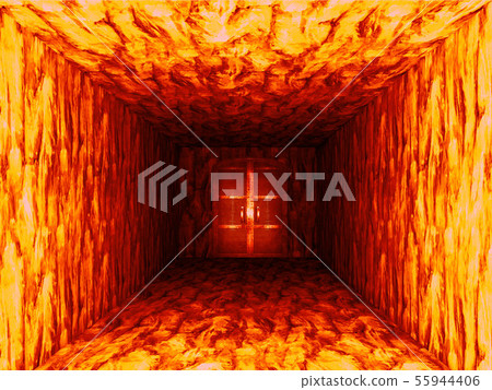 Dungeon flame door 55944406