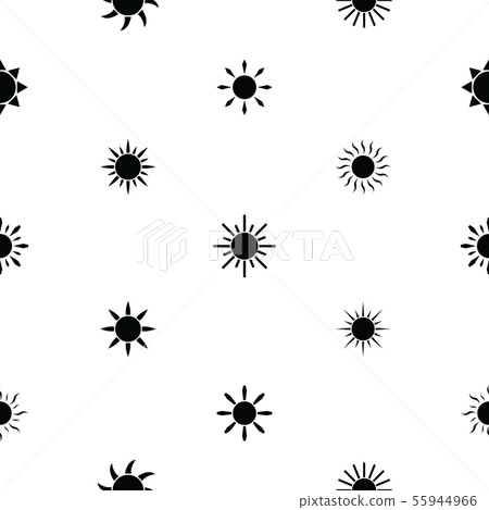 sun seamless pattern background icon. - Stock Illustration [55944966 ...
