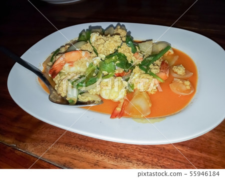 Thai food made from shrimp Thai food made from shrimp 55946184