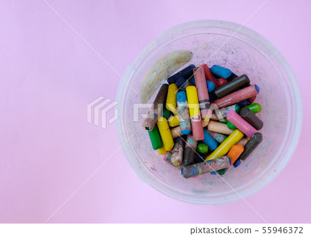 Candles on paper 55946372