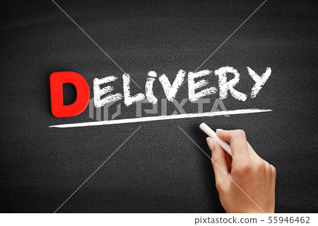 Delivery text on blackboard Delivery text on blackboard 55946462