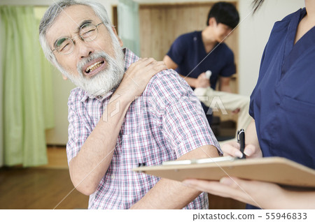 Rehabilitation senior shoulder pain 55946833