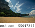 mountain on  beach in Ao nang, Krabi, Thailand 55947245