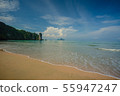 The beach it bueatiful in Ao nang, Krabi, Thailand 55947247