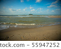 Samila Beach Songkhla View in thailand,Asia. 55947252