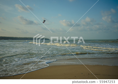 Samila Beach Songkhla View in thailand,Asia. 55947253