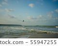 Samila Beach Songkhla View in thailand,Asia. 55947255