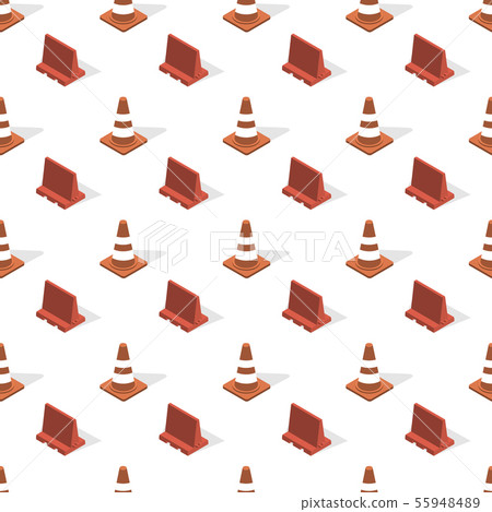 Seamless background from a set of signs road 55948489