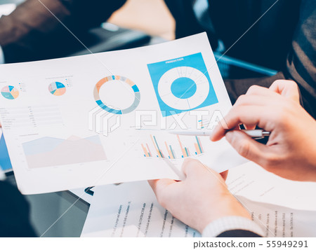 strategy planning analysis business men statistics 55949291