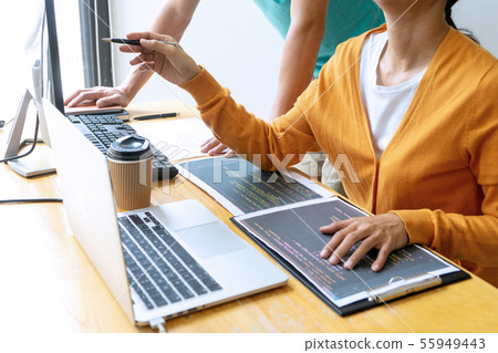 programmer work with Developing programming 55949443