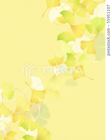 Background-Japanese-Japanese style-Japanese pattern-Japanese paper-Ginkgo-Autumn 55951107