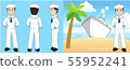 sailor character illustration sea ship marine ocea 55952241