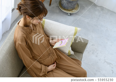 Maternity image mother and child notebook 55955230