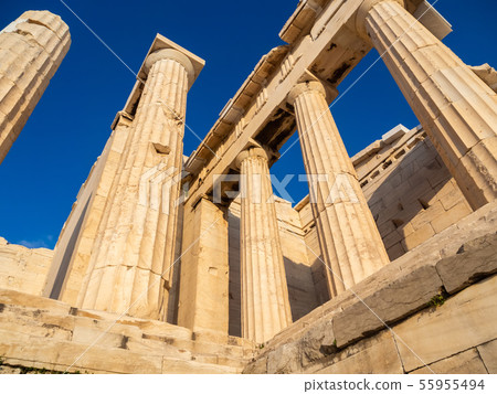 Columns of Propylaea gate, Acropolis, Athens 55955494
