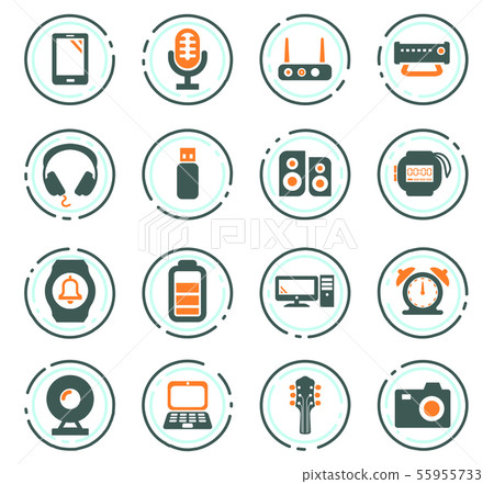 Home appliances icons set Home appliances icons set 55955733