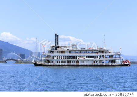 Shiga Prefecture, Lake Biwa, Biwako Flower Fountain 55955774