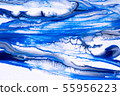 Colourful Abstract ink design background. 55956223