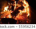 bonfire in the night, embers, wallpaper vintage, 55956234