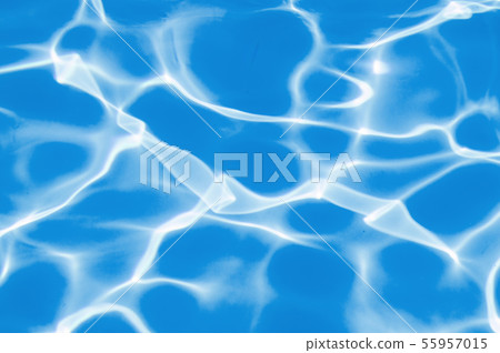 Blue water in the pool water ripple detail abstract background Blue water in the pool water ripple detail abstract background 55957015