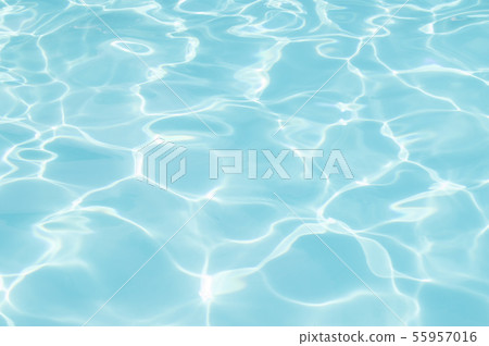 Blue water in the pool water ripple detail abstract background Blue water in the pool water ripple detail abstract background 55957016