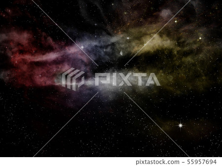 galaxy in a free space. 3D rendering galaxy in a free space. 3D rendering 55957694