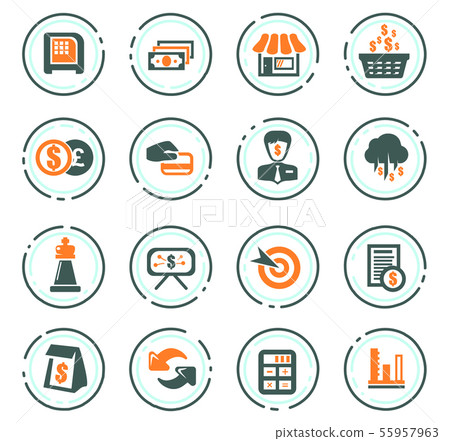 Business icons set Business icons set 55957963