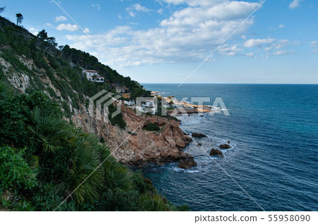 rocky sea shore rocky sea shore 55958090