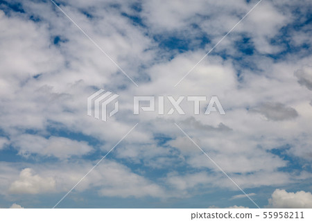 Cloud in blue sky for background and sky scape in 55958211