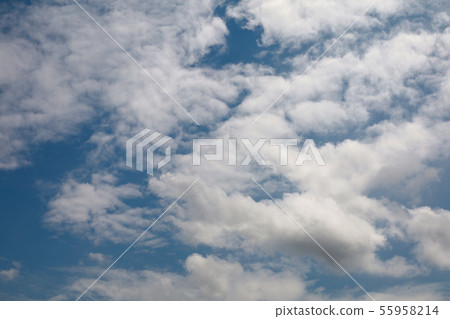 Cloud in blue sky for background and sky scape in 55958214