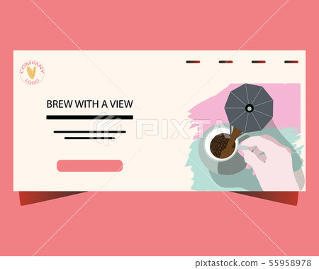 Female hand holding cup of espresso. Female hand holding cup of espresso. 55958978