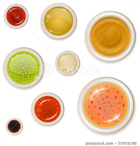Tapas and appetizers pattern with traditional Spanish snack, with cheese and olive. Vector 55959298
