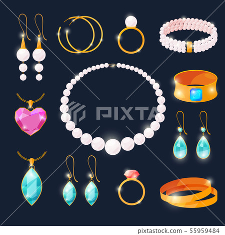 Images Of Cartoon Jewellery Set Jewelry Clipart