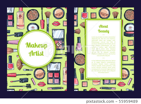 Vector card, flyer, brochure template Vector card, flyer, brochure template 55959489