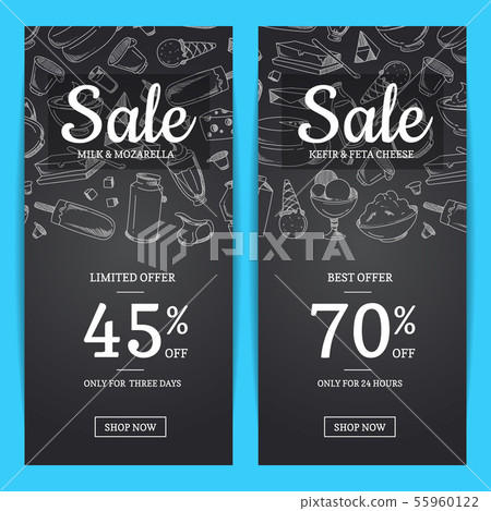 Vector sale banner templates 55960122