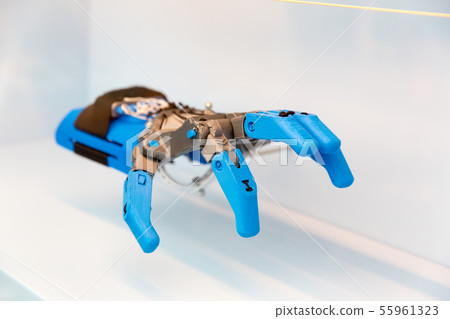 Prosthesis of human hand, mechanical part 55961323