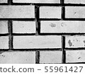 Black and white brick wall photo background 55961427