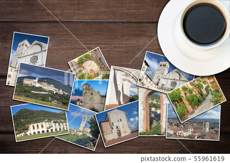 Travel to Umbria in Italy concept 55961619