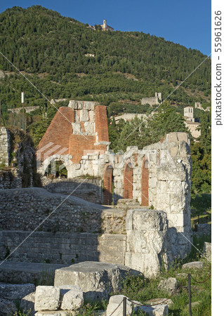 Ruins of the Roman theater in Gubbio (Umbria, 55961626