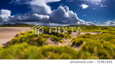 Dune Landscape At Achnahaird Beach In Scotland 55961988