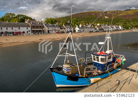 City Of Ullapool At Loch Broom In Scotland 55962123