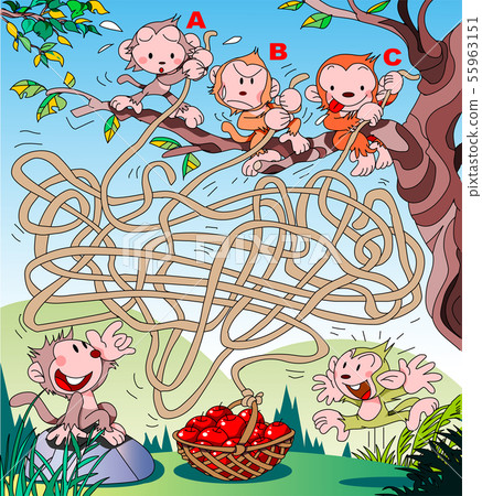 迷宮，猴子吃一個蘋果 55963151