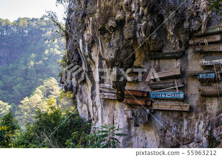 Hanking Coffin Sagada Philippines Hanking Coffin Sagada Philippines 55963212