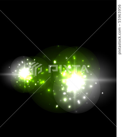 Glowing neon light. Holiday decoration. Glowing neon light. Holiday decoration. 55963956