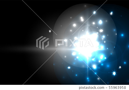 Glowing neon light. Holiday decoration. Glowing neon light. Holiday decoration. 55963958