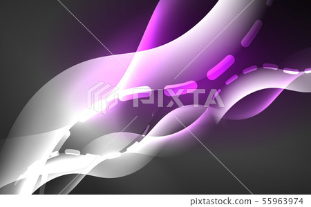 Neon abstract background. Background decoration. Trendy graphic design. 55963974