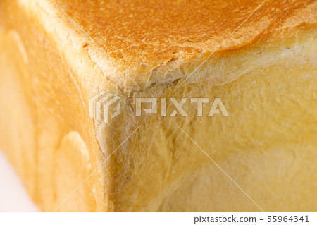 The surface of the square shaped bread is up. 55964341