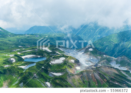 Murodo from the top of Tateyama 55966372
