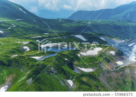 Murodo from the top of Tateyama 55966373