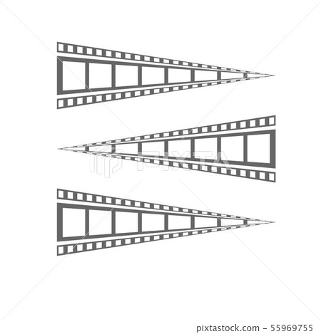 Film strip Cinema strip roll blank slide frame Film strip Cinema strip roll blank slide frame 55969755