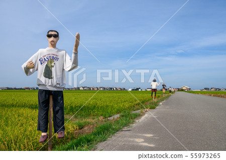 Scarecrow / Scarecrow [Ishikawa Prefecture Nomi City Great Nagano Kakashi Highway] 55973265